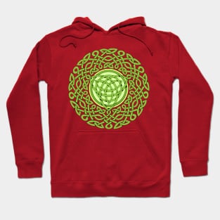 Green Celtic knot pattern Hoodie